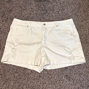 Universal Thread White Denim Jean Shorts